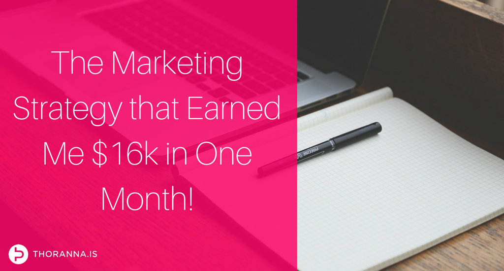 Blog - marketing strategy that earned me $16k in one month (1)