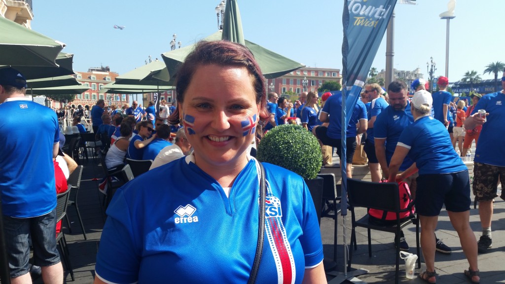 Thoranna Nice Iceland v England Euro 2016